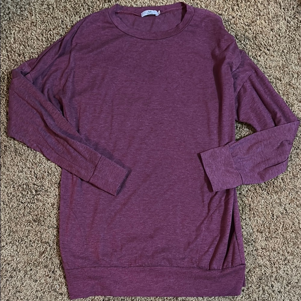 Purple Long Sleeve Top